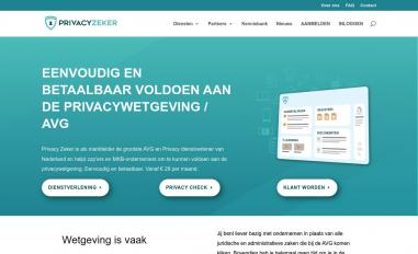 Schermafbeelding van privacyzeker.nl