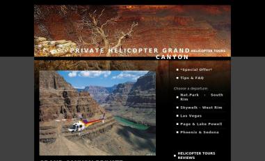 Schermafbeelding van privategrandcanyon.com