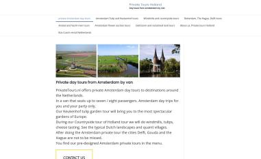 Schermafbeelding van privatetours.nl