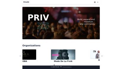 Schermafbeelding van privxs.com