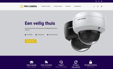 Schermafbeelding van pro-camera.nl