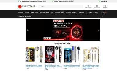 Schermafbeelding van pro-darts.be