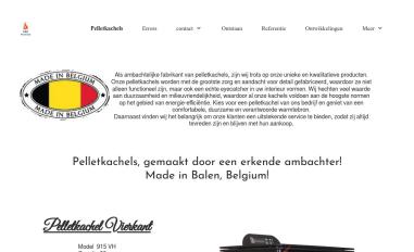 Schermafbeelding van pro-pelletkachels.be