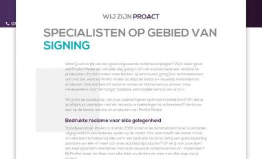 Schermafbeelding van proactmedia.nl