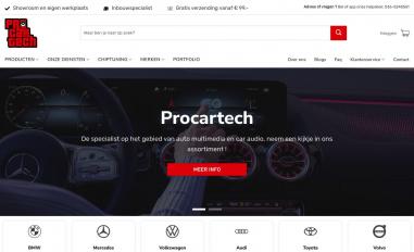 Schermafbeelding van procartech.nl