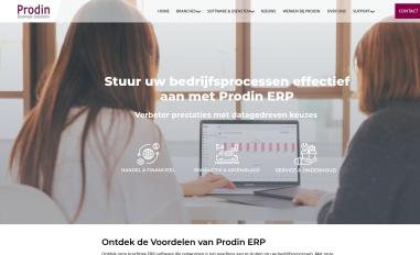 Schermafbeelding van prodin.nl