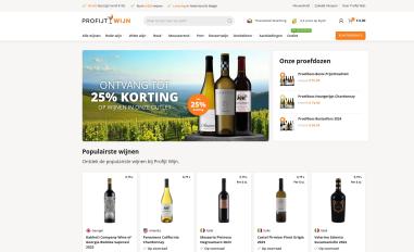 Schermafbeelding van profijtwijn.nl