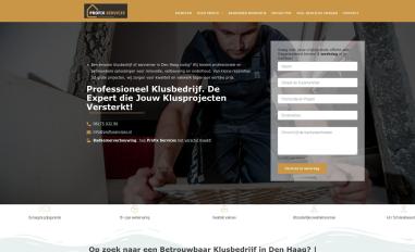 Schermafbeelding van profixservices.nl