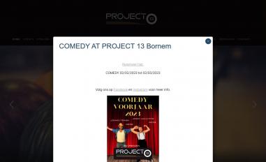 Schermafbeelding van project13.be