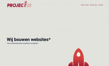 Schermafbeelding van project23.nl