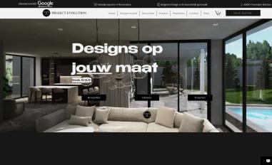 Schermafbeelding van projectevolution.be