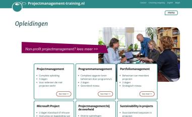 Schermafbeelding van projectmanagement-training.nl