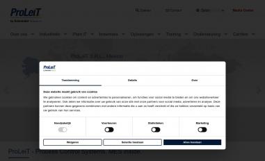 Schermafbeelding van proleit.nl