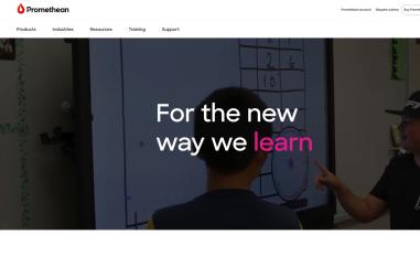 Schermafbeelding van prometheanworld.com