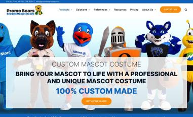 Schermafbeelding van promobearsusa.com