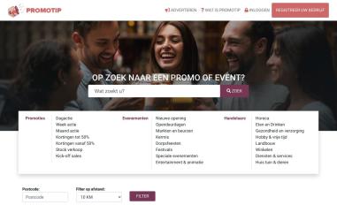 Schermafbeelding van promotip.be