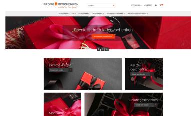 Schermafbeelding van pronkgeschenken.nl