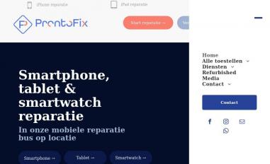 Schermafbeelding van prontofix.be