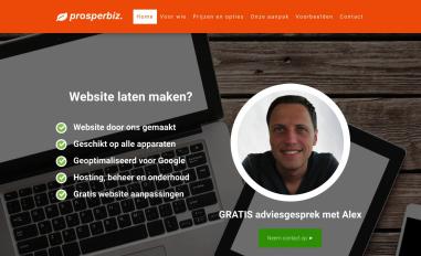 Schermafbeelding van prosperbiz-websites.nl