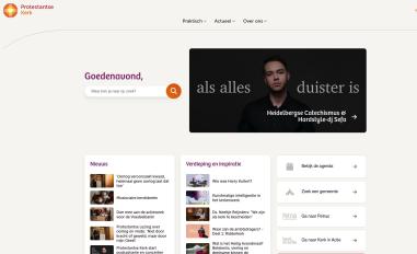 Schermafbeelding van protestantsekerk.nl