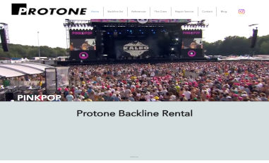 Schermafbeelding van protone.nl