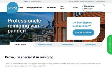 Schermafbeelding van provareiniging.nl