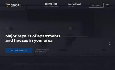 Schermafbeelding van proven-projecten.nl