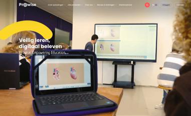 Schermafbeelding van prowise.com