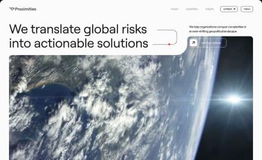 Schermafbeelding van proximities.com