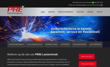 Schermafbeelding van prrelastechniek.nl