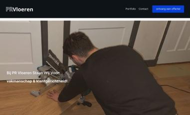 Schermafbeelding van prvloeren.nl