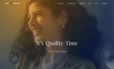 Schermafbeelding van psgroup.in