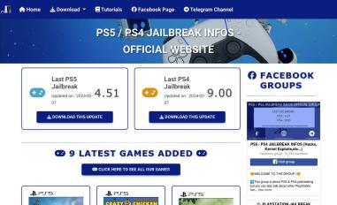 Schermafbeelding van psjailbreakinfos.com