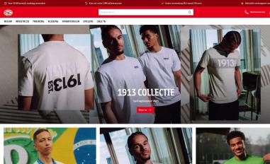 Schermafbeelding van psvfanstore.nl