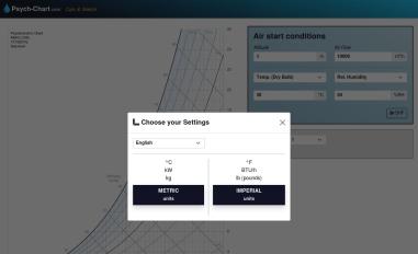 Schermafbeelding van psych-chart.com