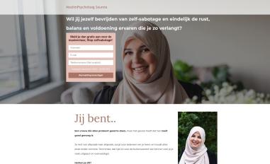 Schermafbeelding van psycholoogsoumia.nl