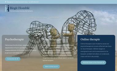 Schermafbeelding van psychotherapie-relatietherapie.be