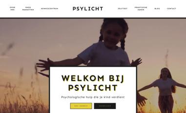 Schermafbeelding van psylicht.nl