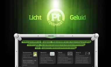 Schermafbeelding van pt-equipment.nl