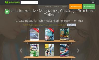 Schermafbeelding van pubhtml5.com