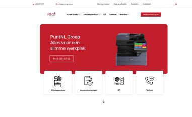 Schermafbeelding van puntnlgroep.nl