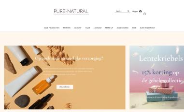 Schermafbeelding van pure-natural.nl