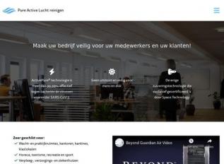Schermafbeelding van pureactiveluchtreinigen.nl