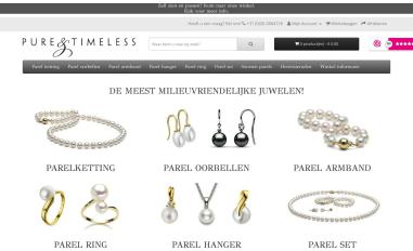 Schermafbeelding van pureandtimeless.nl