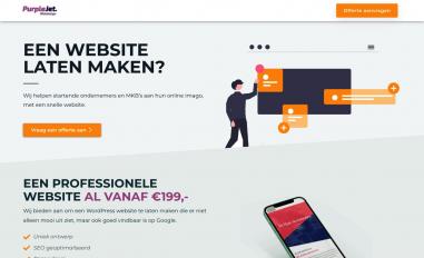 Schermafbeelding van purplejet.nl