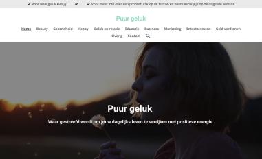 Schermafbeelding van puur-geluk.nl