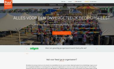 Schermafbeelding van puurfeesten.nl