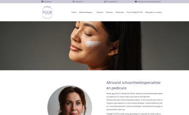 Schermafbeelding van puurhuidverbetering.nl