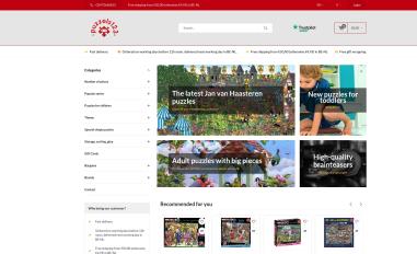Schermafbeelding van puzzels123.com