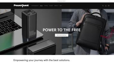 Schermafbeelding van pwrqst.myshopify.com